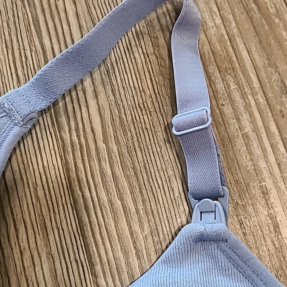 Auden Light Blue Racerback Bra - Picture 2 of 4